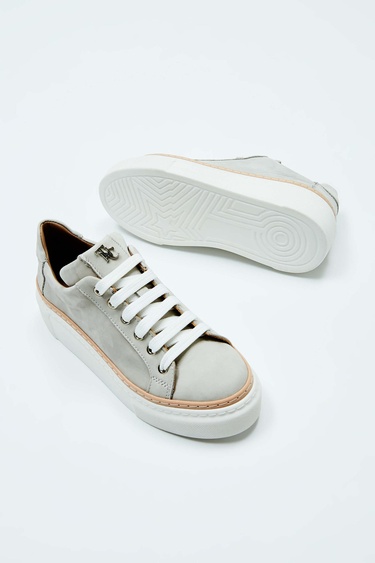  Tamer Tanca Kadın Hakiki Deri Buz Nubuk Sneakers & Spor Ayakkabı