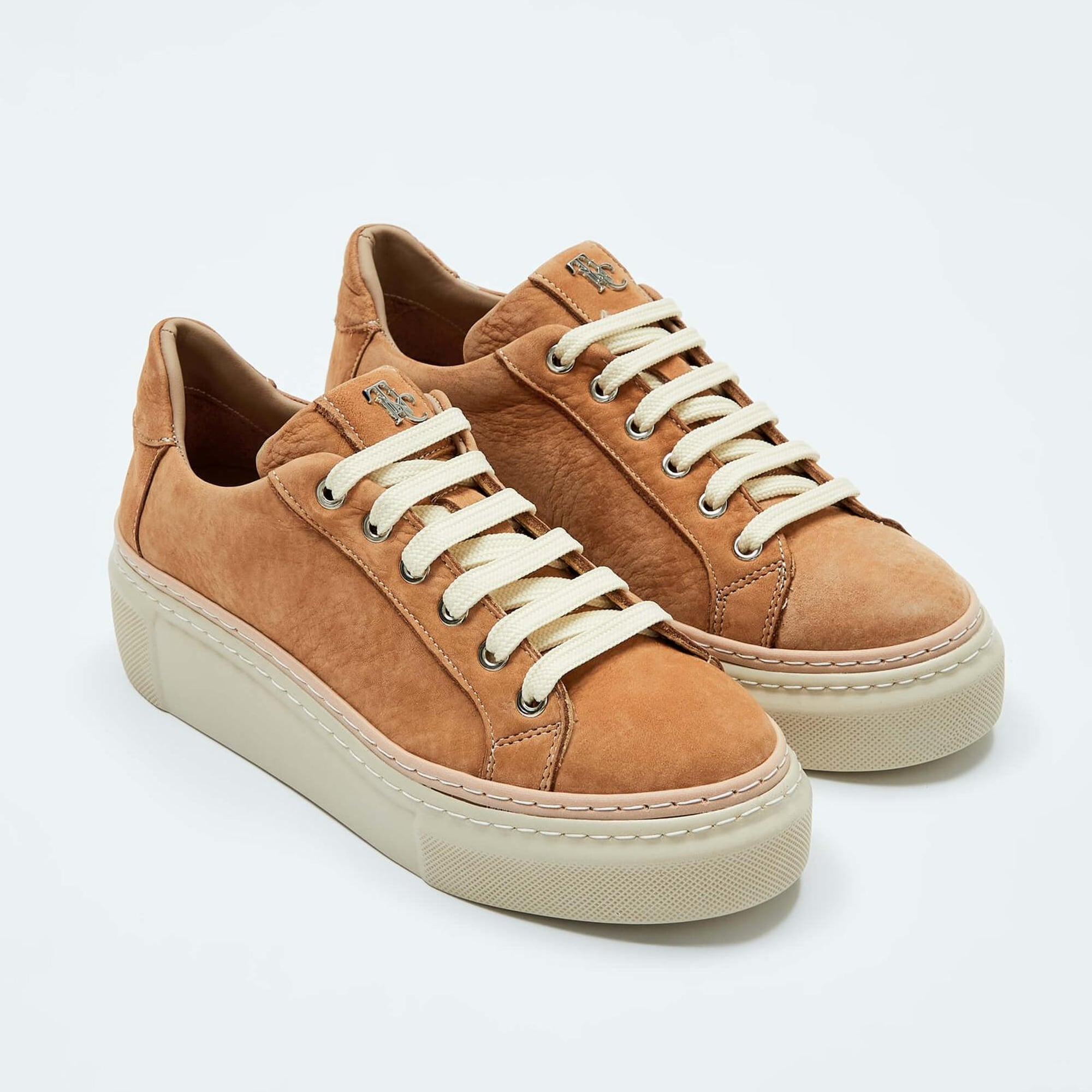 Tamer Tanca Kadın Hakiki Deri Taba Sneakers & Spor Ayakkabı