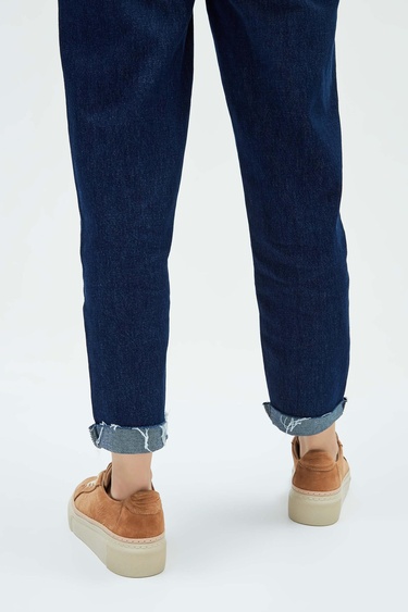  Tamer Tanca Kadın Hakiki Deri Taba Sneakers & Spor Ayakkabı