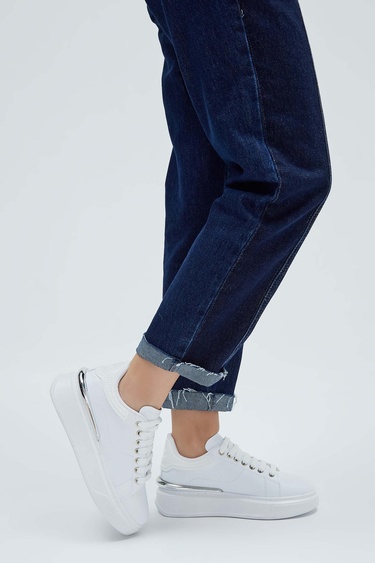  Tamer Tanca Kadın Vegan Beyaz Sneakers & Spor Ayakkabı