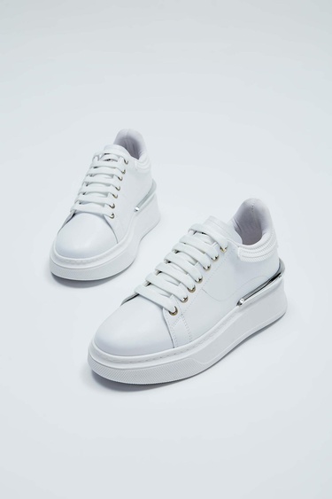  Tamer Tanca Kadın Vegan Beyaz Sneakers & Spor Ayakkabı