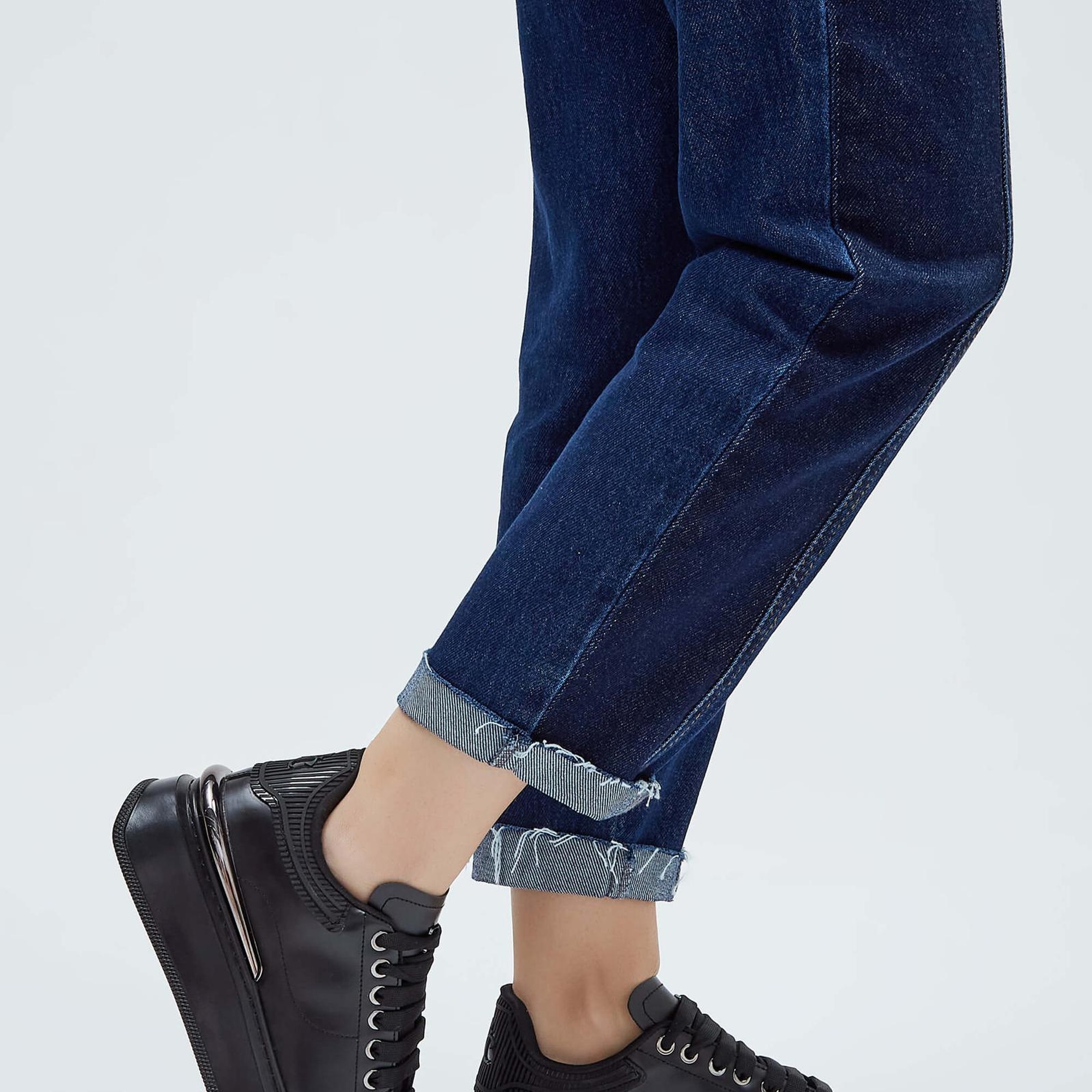 Tamer Tanca Kadın Vegan Siyah Sneakers & Spor Ayakkabı