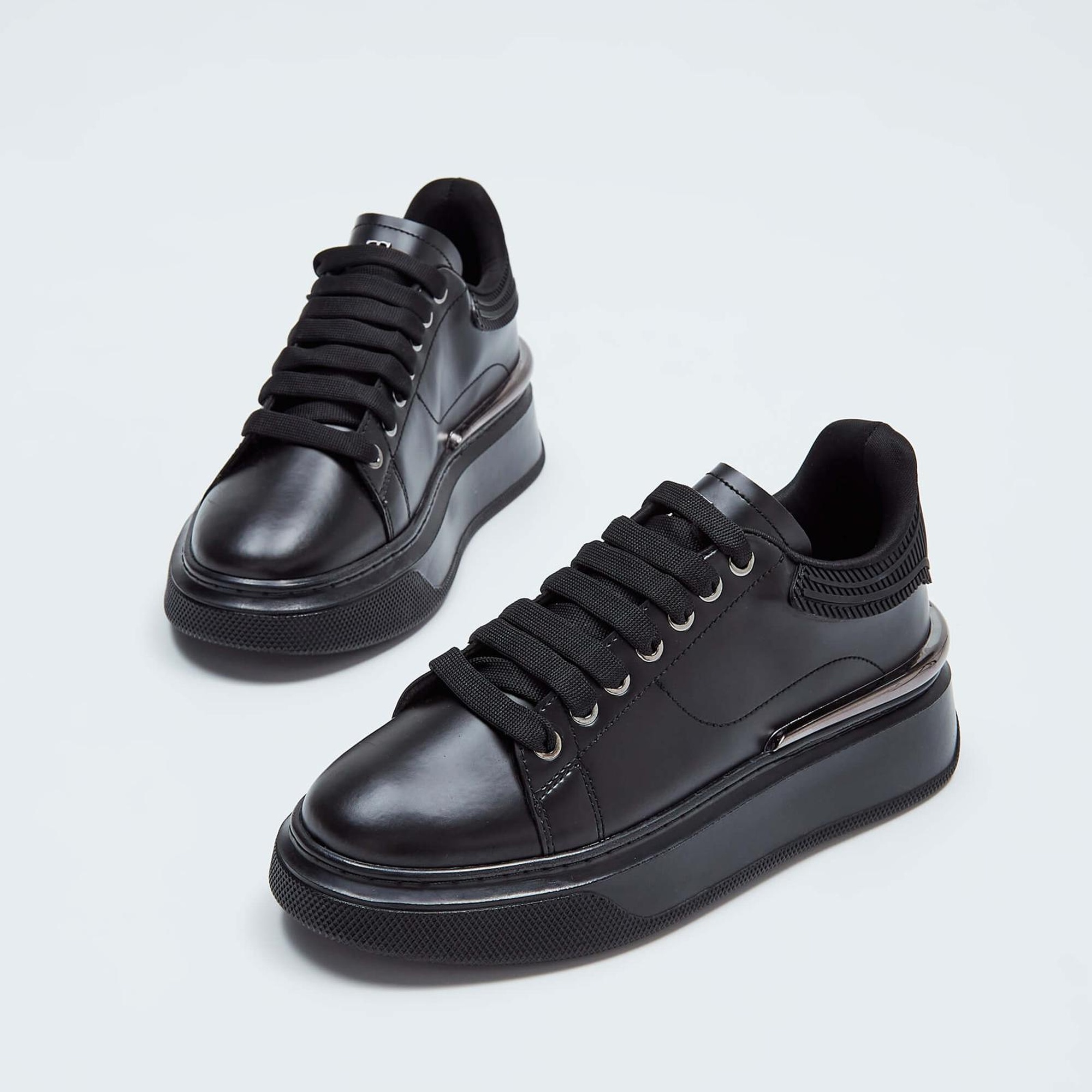 Tamer Tanca Kadın Vegan Siyah Sneakers & Spor Ayakkabı