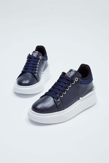  Tamer Tanca Kadın Vegan Lacivert Sneakers & Spor Ayakkabı