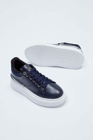  Tamer Tanca Kadın Vegan Lacivert Sneakers & Spor Ayakkabı