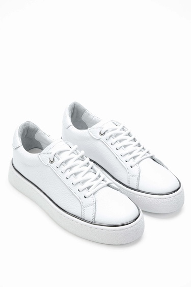  Tamer Tanca Kadın Hakiki Deri Beyaz Sneakers & Spor Ayakkabı