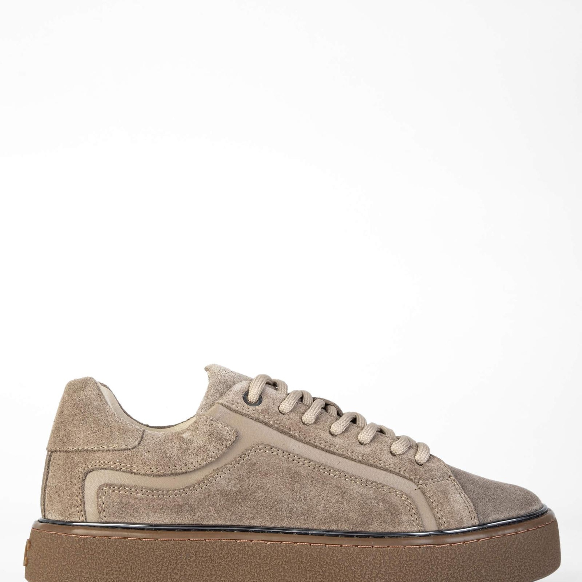 Tamer Tanca Kadın Hakiki Deri Vizon Sneakers & Spor Ayakkabı