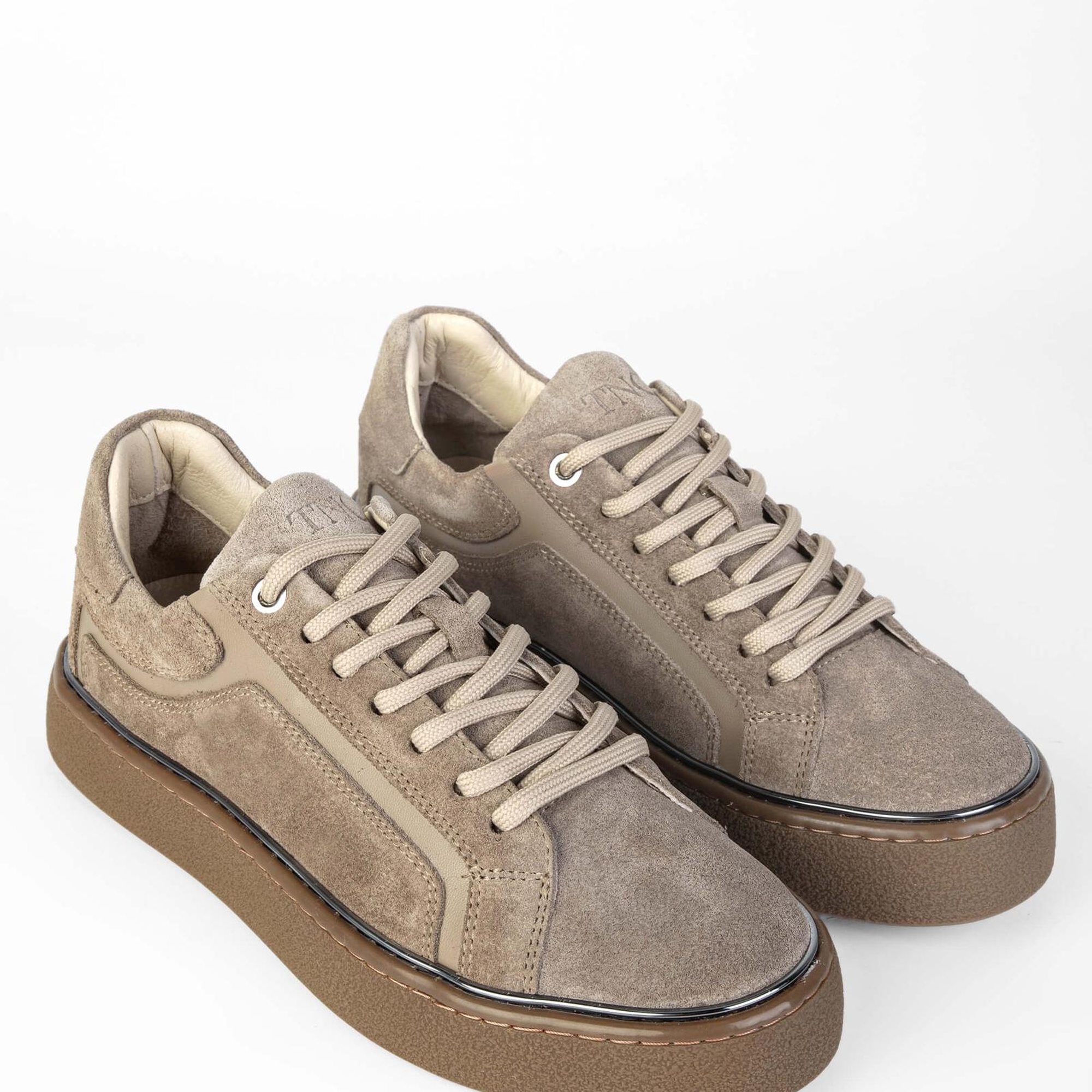 Tamer Tanca Kadın Hakiki Deri Vizon Sneakers & Spor Ayakkabı