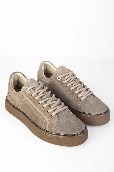  Tamer Tanca Kadın Hakiki Deri Vizon Sneakers & Spor Ayakkabı