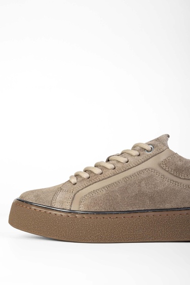  Tamer Tanca Kadın Hakiki Deri Vizon Sneakers & Spor Ayakkabı