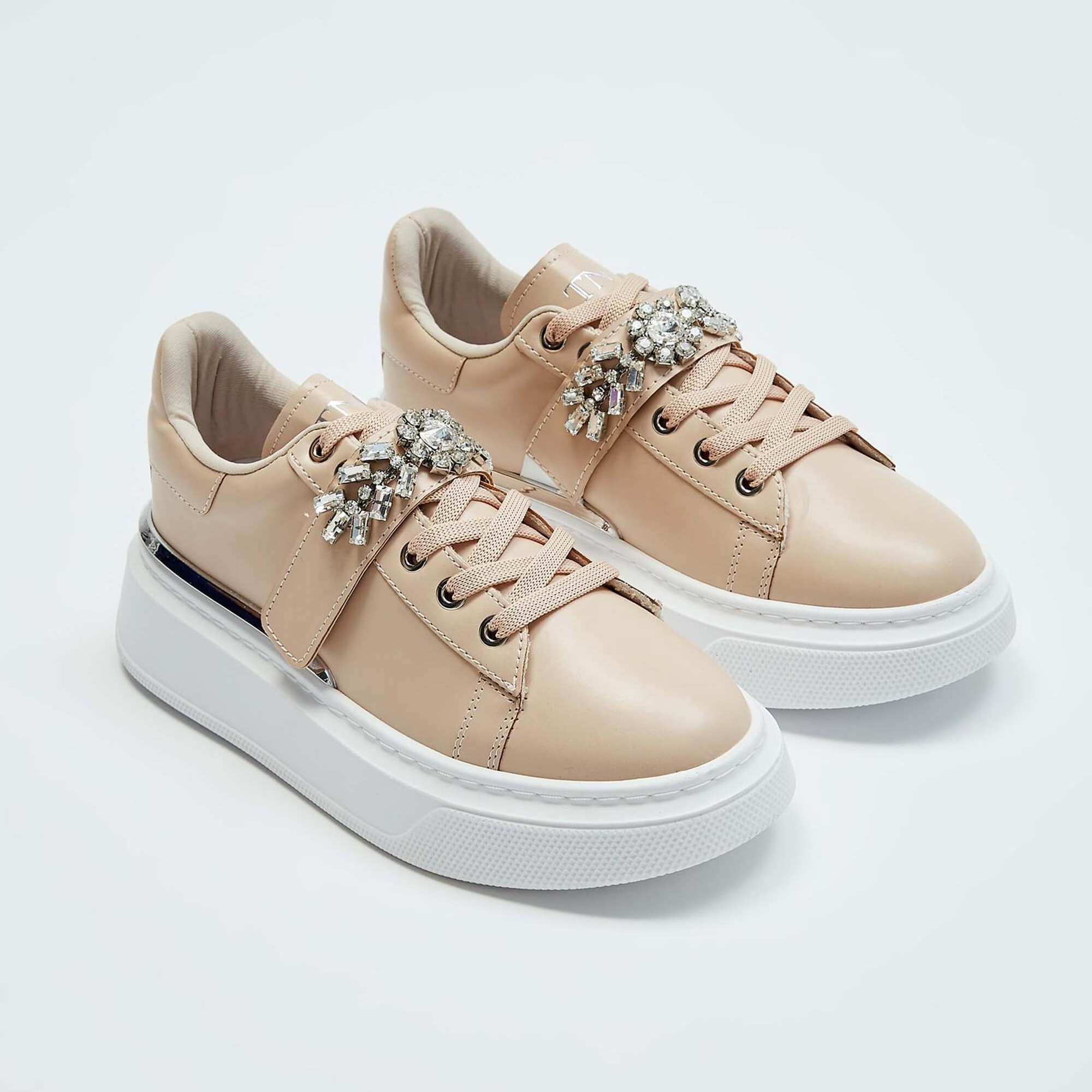 Tamer Tanca Kadın Vegan Bej Sneakers & Spor Ayakkabı