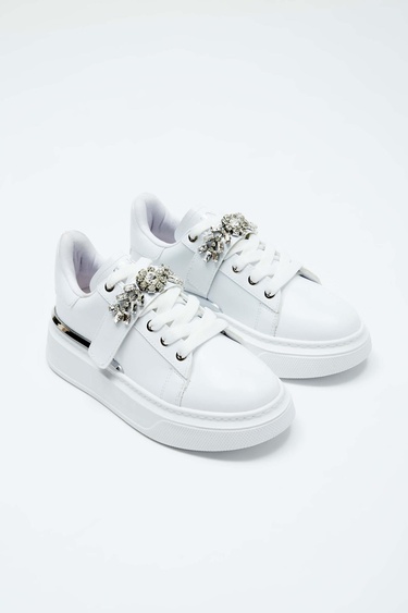  Tamer Tanca Kadın Vegan Beyaz Sneakers & Spor Ayakkabı