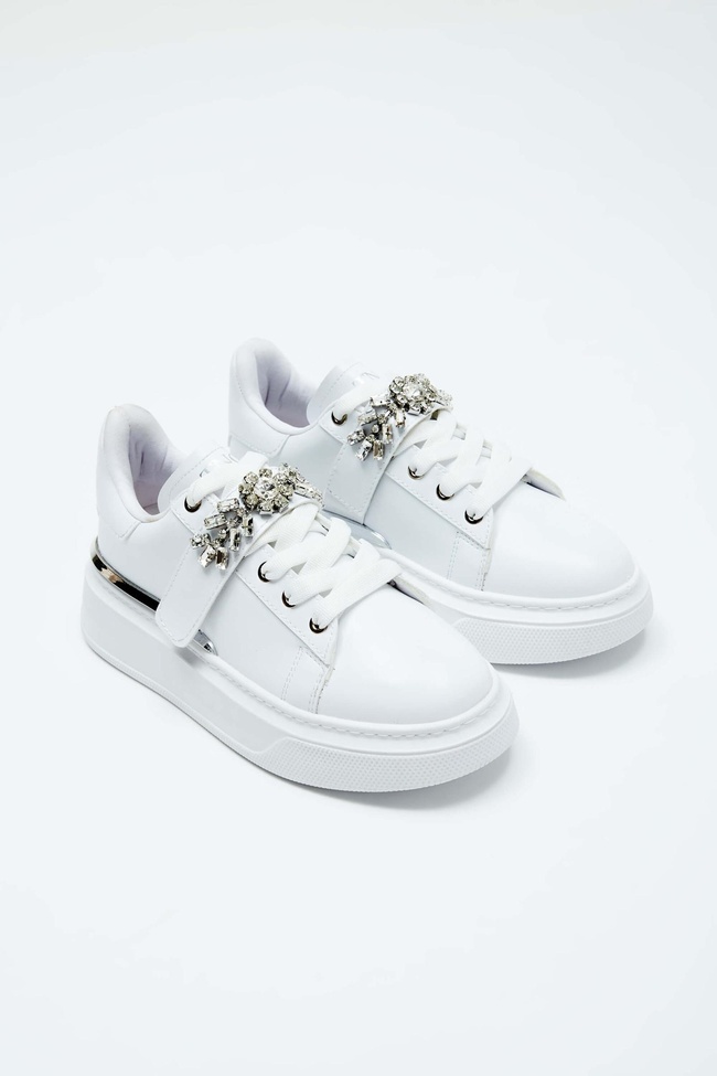  Tamer Tanca Kadın Vegan Beyaz Sneakers & Spor Ayakkabı