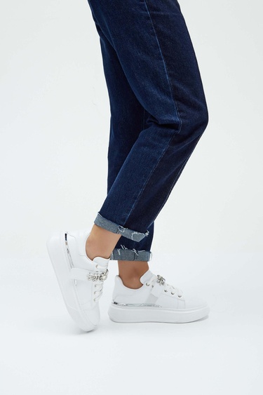  Tamer Tanca Kadın Vegan Beyaz Sneakers & Spor Ayakkabı