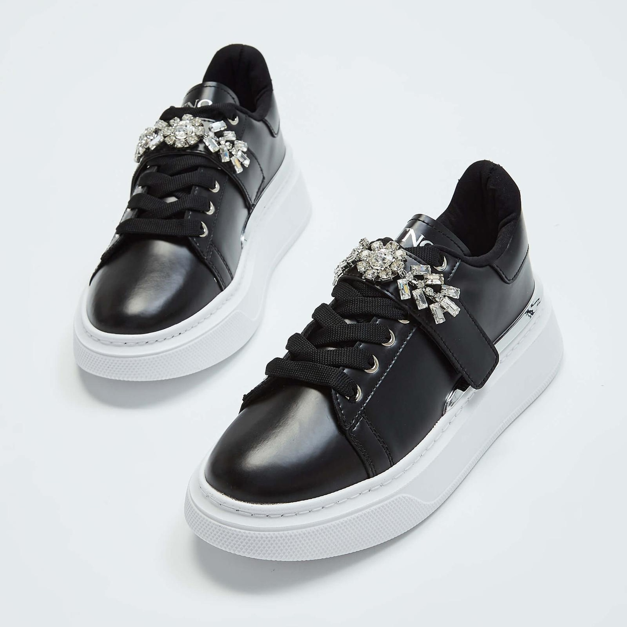 Tamer Tanca Kadın Vegan Siyah Sneakers & Spor Ayakkabı