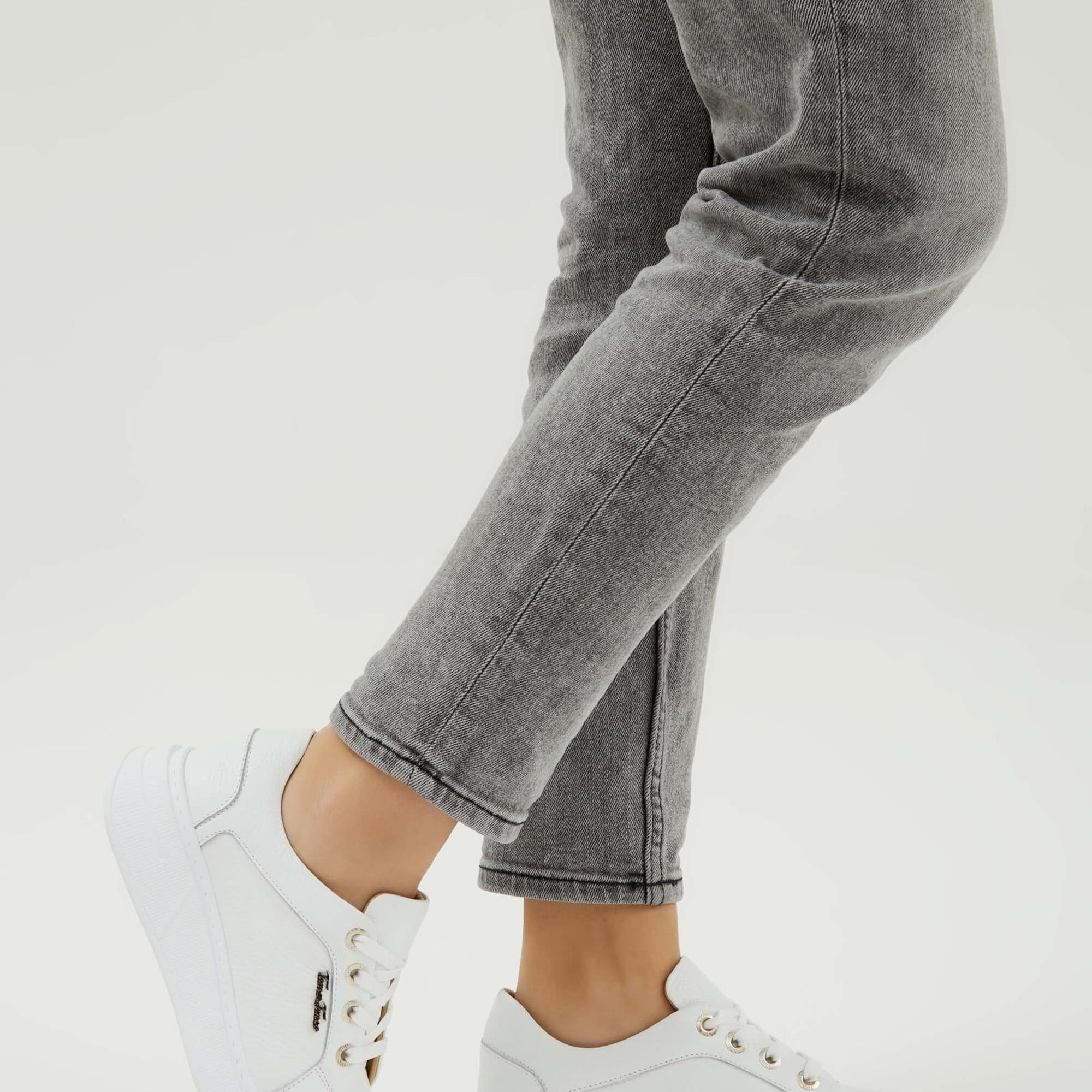 Tamer Tanca Kadın Hakiki Deri Beyaz Sneakers & Spor Ayakkabı