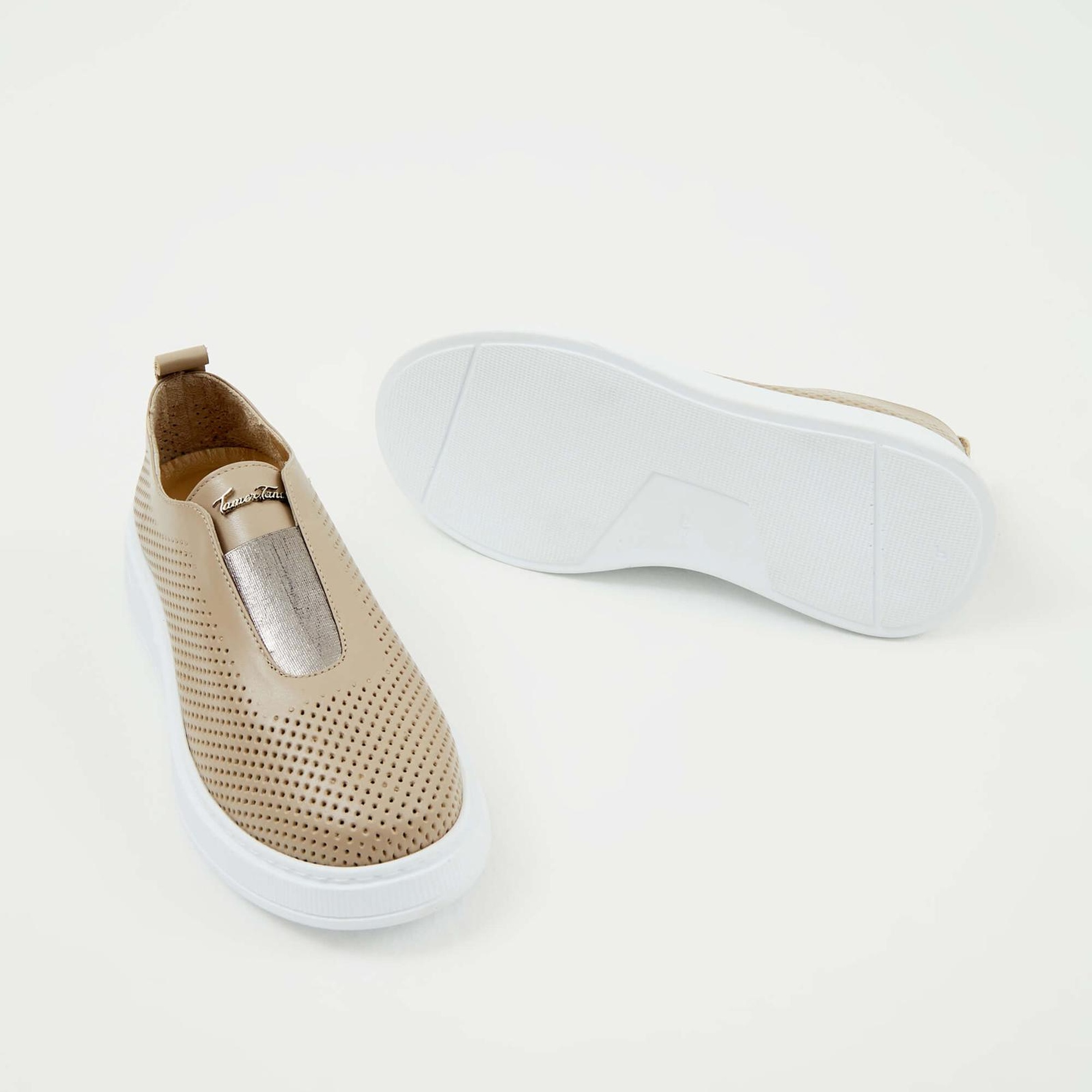 Tamer Tanca Kadın Hakiki Deri Vizon Sneakers & Spor Ayakkabı