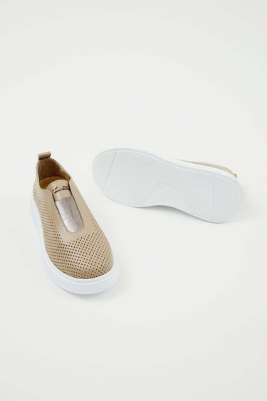  Tamer Tanca Kadın Hakiki Deri Vizon Sneakers & Spor Ayakkabı