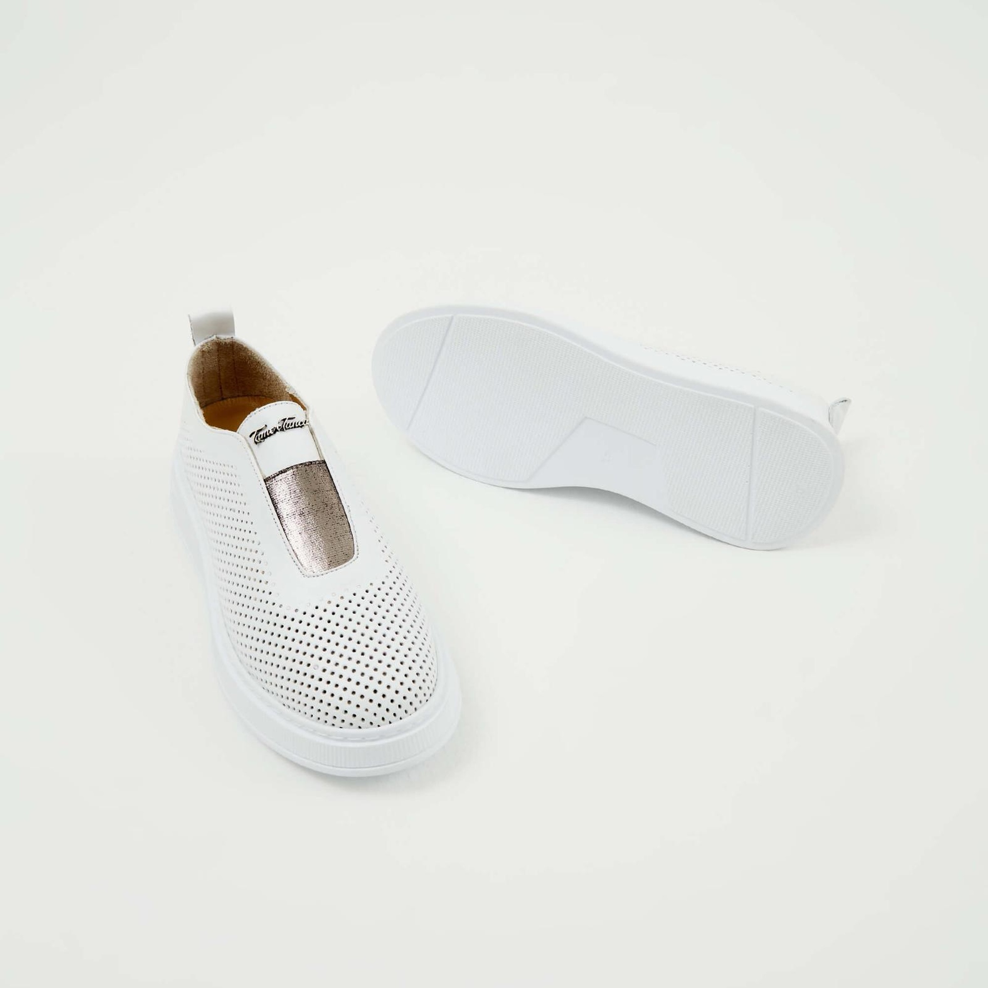 Tamer Tanca Kadın Hakiki Deri Beyaz Sneakers & Spor Ayakkabı