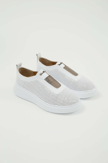  Tamer Tanca Kadın Hakiki Deri Beyaz Sneakers & Spor Ayakkabı