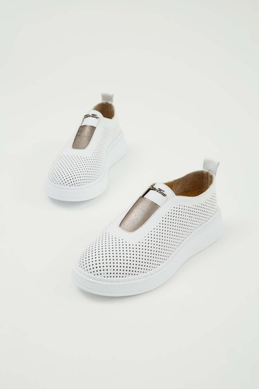  Tamer Tanca Kadın Hakiki Deri Beyaz Sneakers & Spor Ayakkabı