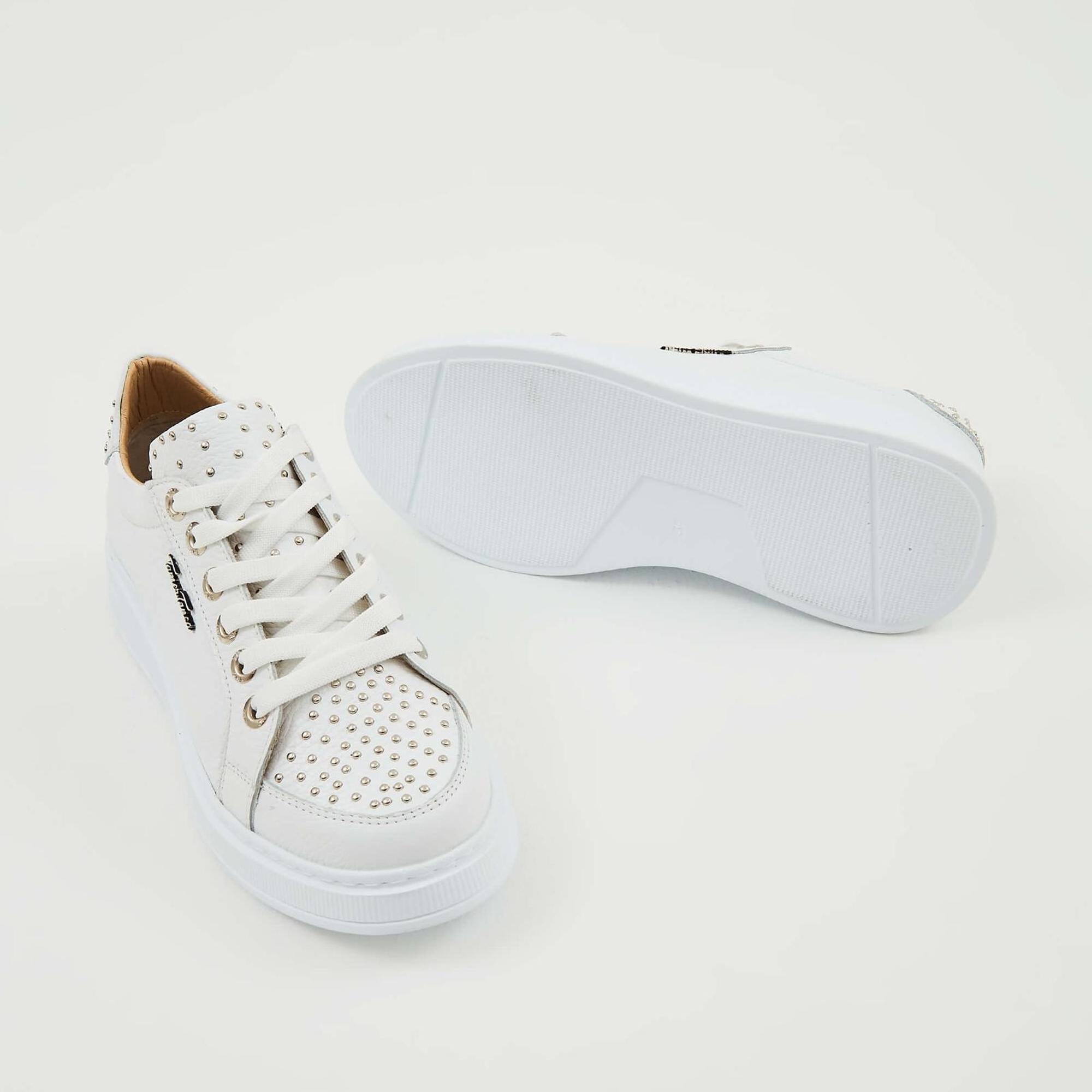 Tamer Tanca Kadın Hakiki Deri Beyaz Sneakers & Spor Ayakkabı