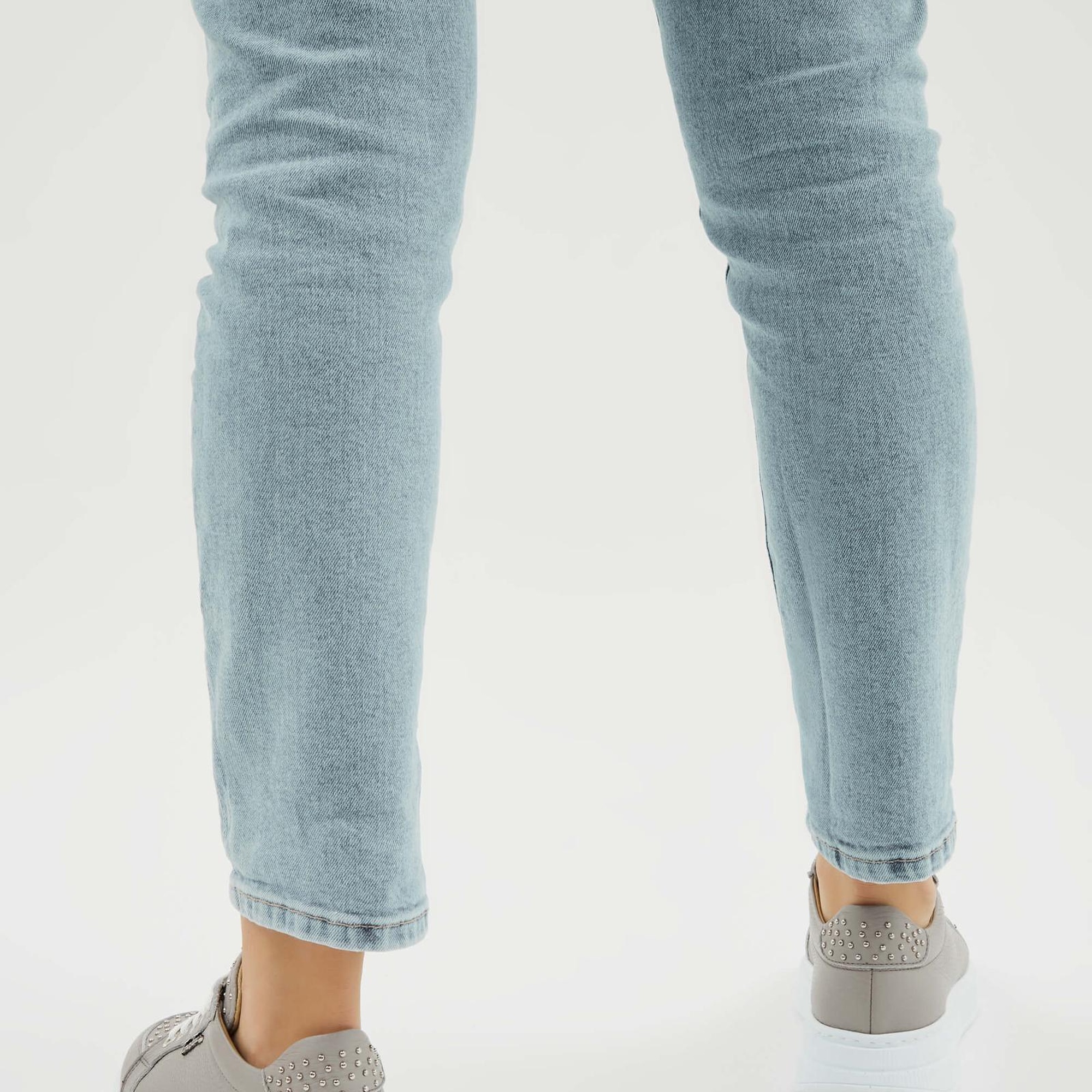 Tamer Tanca Kadın Hakiki Deri Gri Sneakers & Spor Ayakkabı