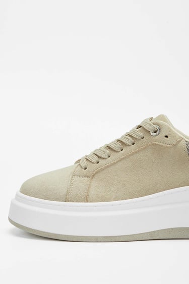  Tamer Tanca Kadın Vegan Bej Sneakers & Spor Ayakkabı