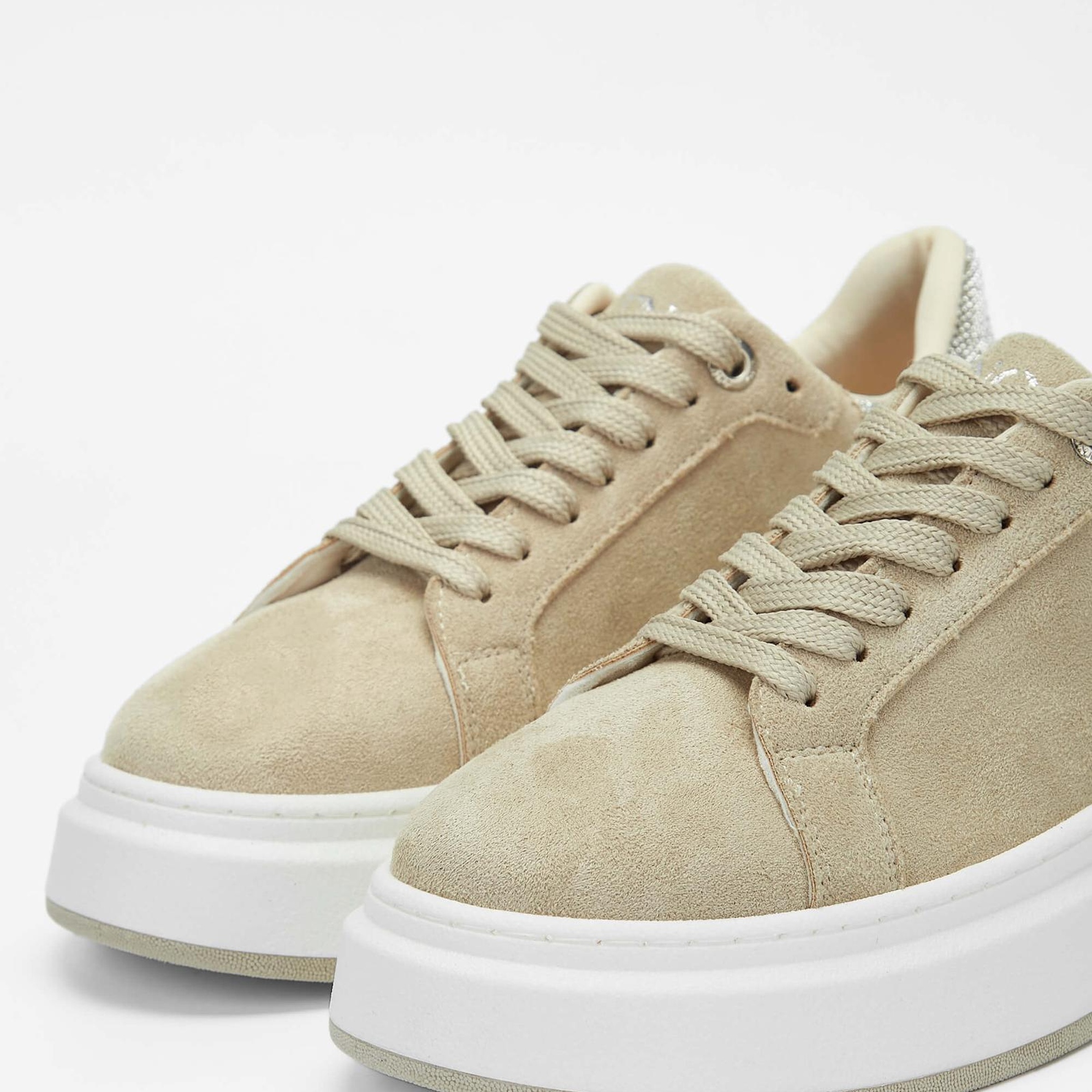 Tamer Tanca Kadın Vegan Bej Sneakers & Spor Ayakkabı