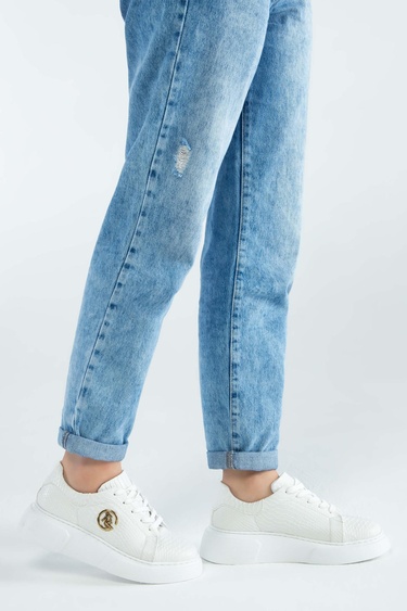  Tamer Tanca Kadın Vegan Beyaz Sneakers & Spor Ayakkabı