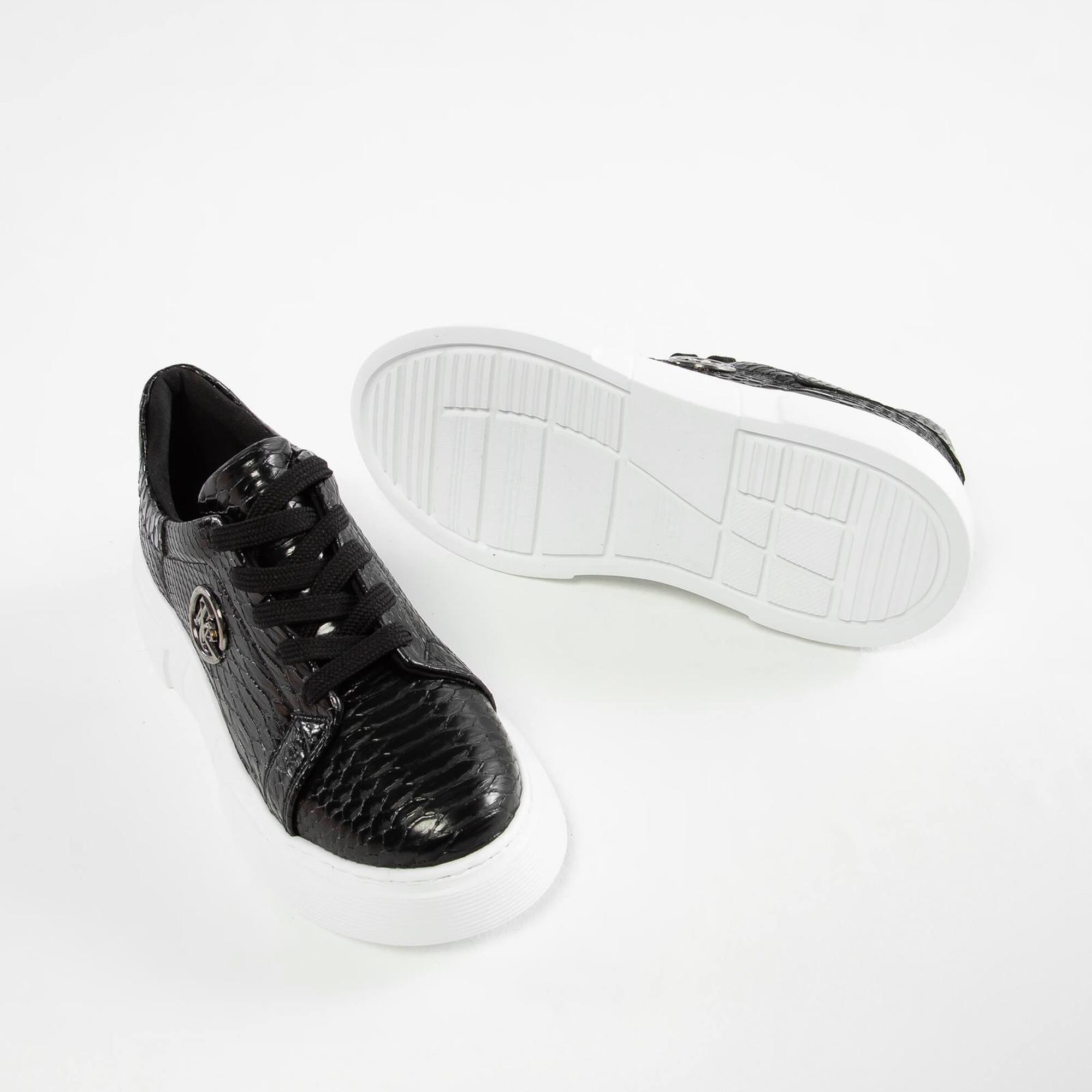 Tamer Tanca Kadın Vegan Siyah Sneakers & Spor Ayakkabı