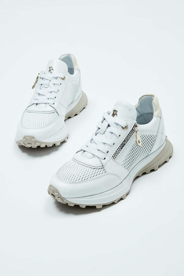  Tamer Tanca Kadın Hakiki Deri Beyaz Sneakers & Spor Ayakkabı