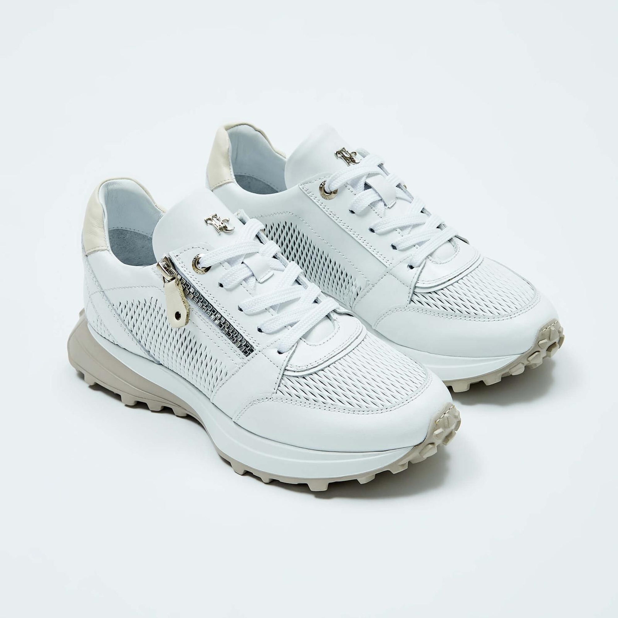 Tamer Tanca Kadın Hakiki Deri Beyaz Sneakers & Spor Ayakkabı