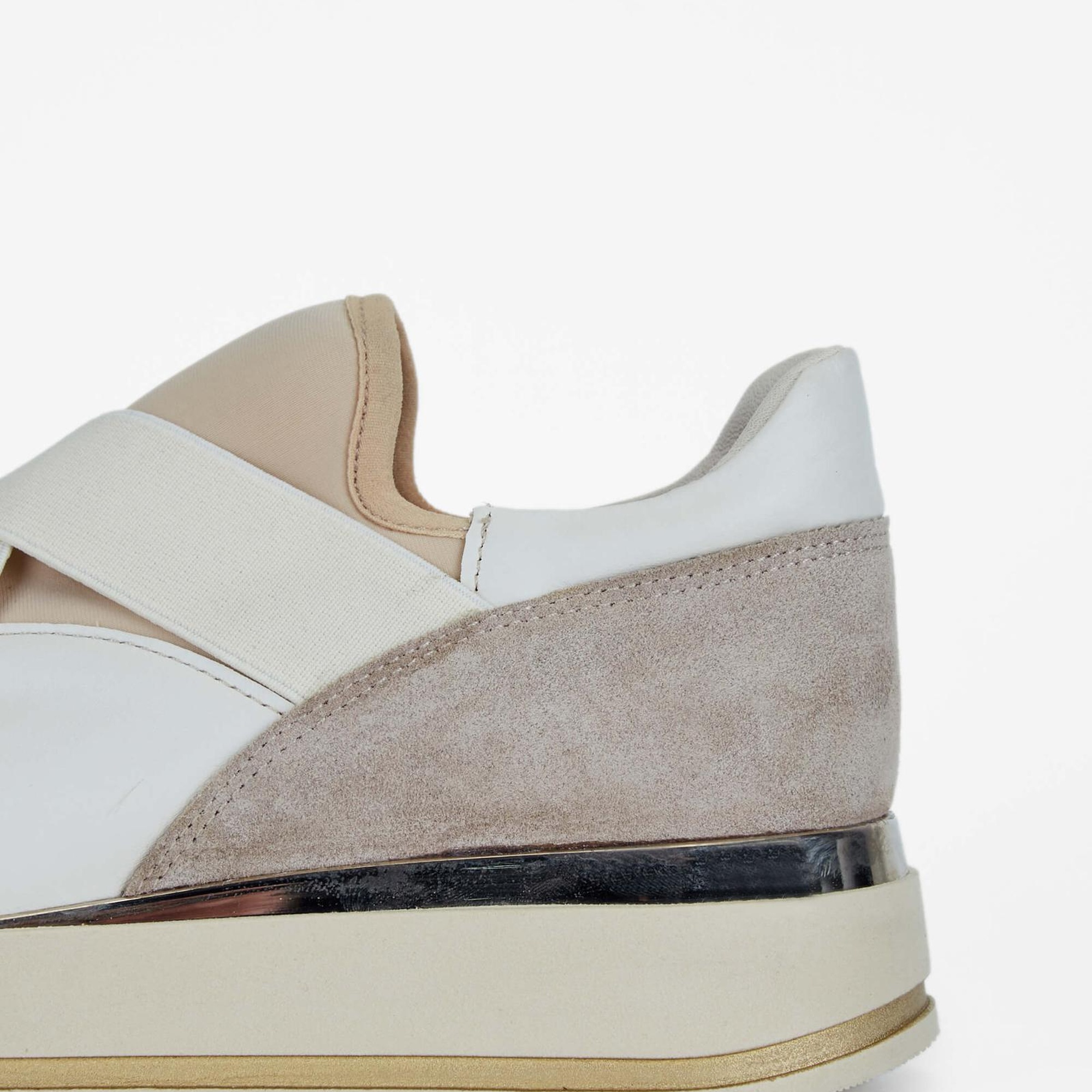 Tamer Tanca Kadın Hakiki Deri Bej Sneakers & Spor Ayakkabı