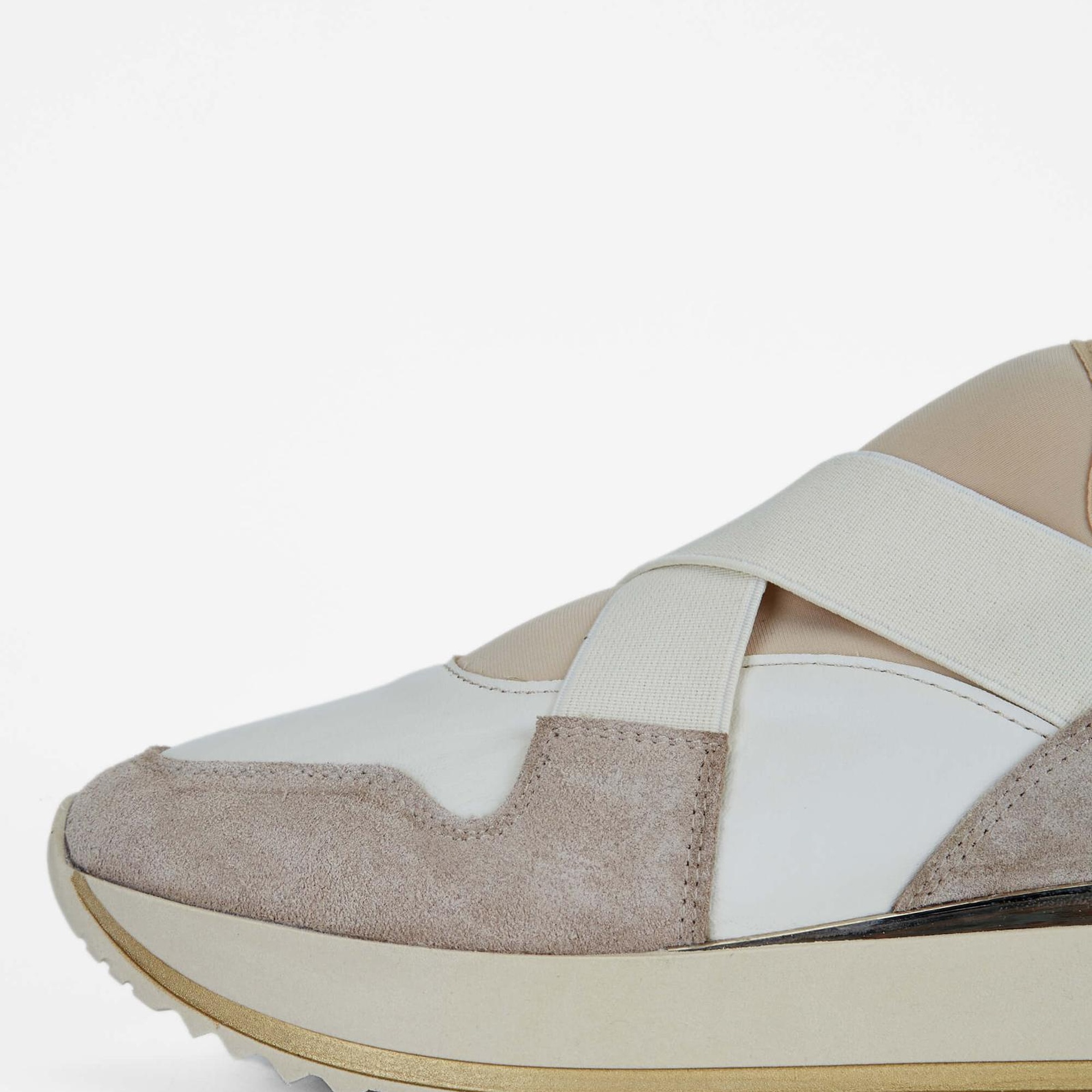 Tamer Tanca Kadın Hakiki Deri Bej Sneakers & Spor Ayakkabı