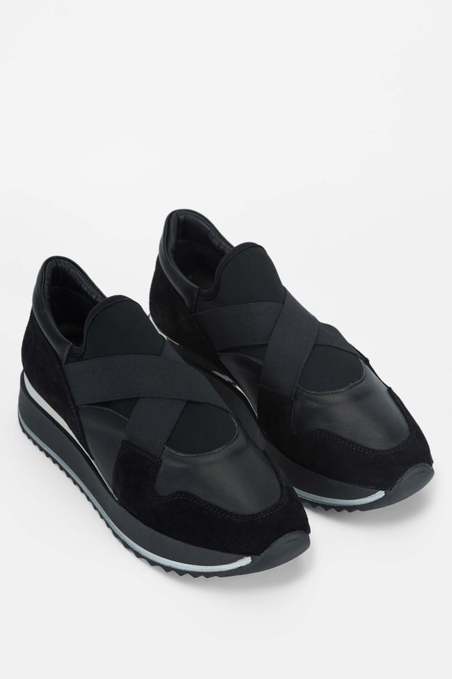  Tamer Tanca Kadın Hakiki Deri Siyah Deri Sneakers & Spor Ayakkabı