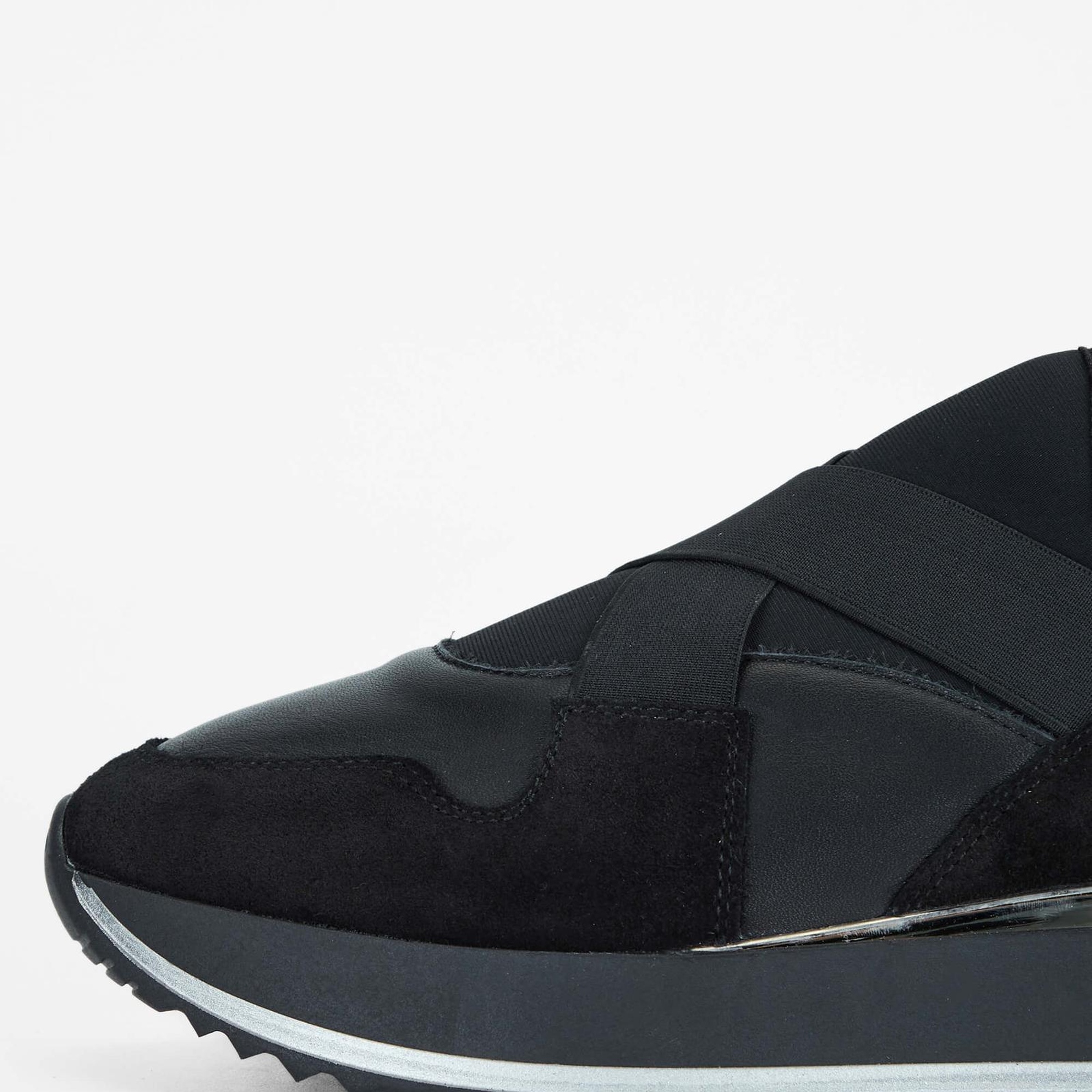 Tamer Tanca Kadın Hakiki Deri Siyah Deri Sneakers & Spor Ayakkabı