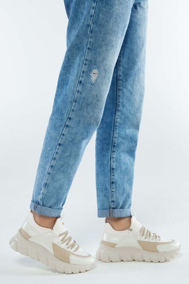  Tamer Tanca Kadın Vegan Beyaz Sneakers & Spor Ayakkabı