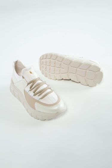  Tamer Tanca Kadın Vegan Beyaz Sneakers & Spor Ayakkabı