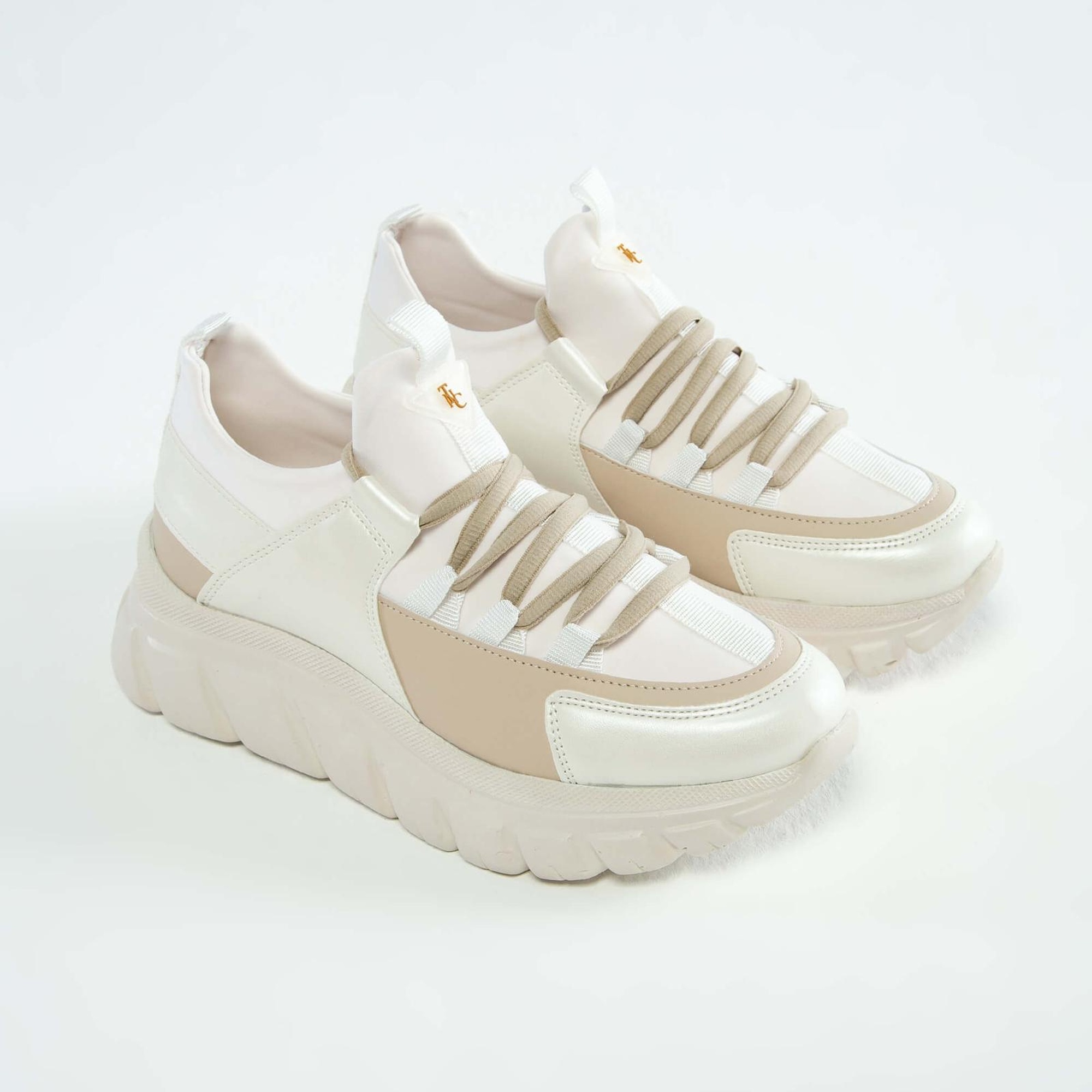 Tamer Tanca Kadın Vegan Beyaz Sneakers & Spor Ayakkabı