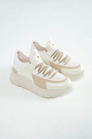  Tamer Tanca Kadın Vegan Beyaz Sneakers & Spor Ayakkabı