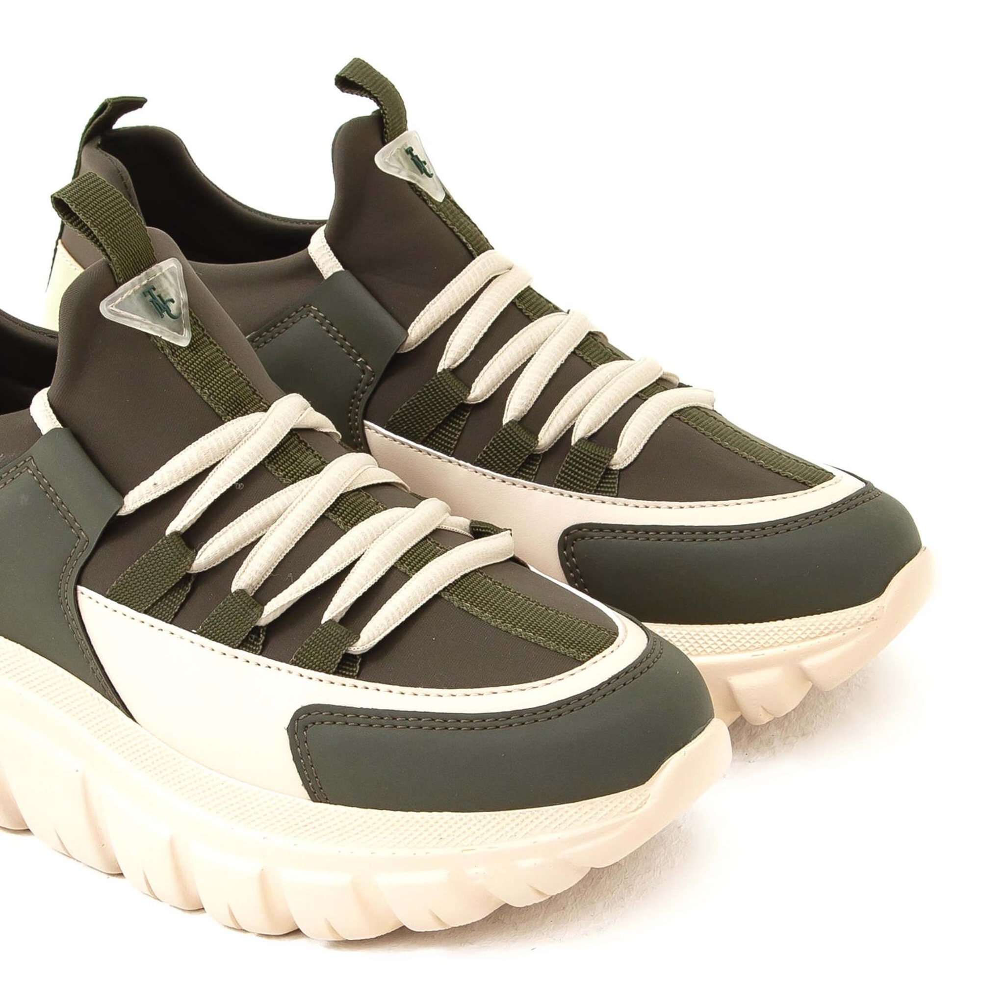 Tamer Tanca Kadın Vegan Haki Sneakers & Spor Ayakkabı