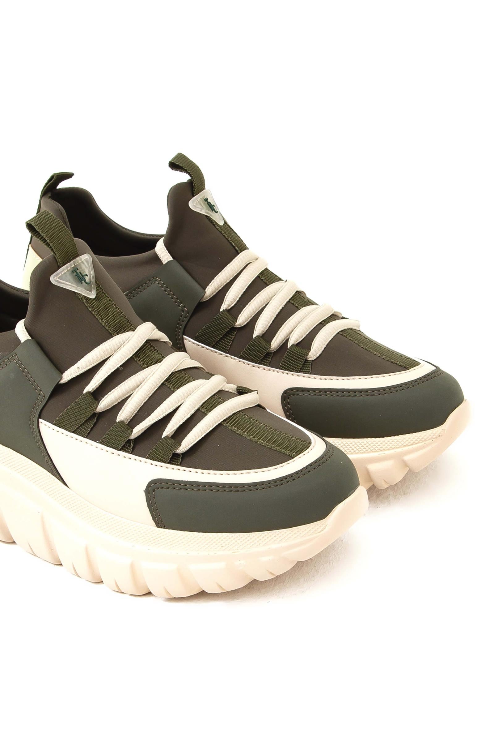  Tamer Tanca Kadın Vegan Haki Sneakers & Spor Ayakkabı