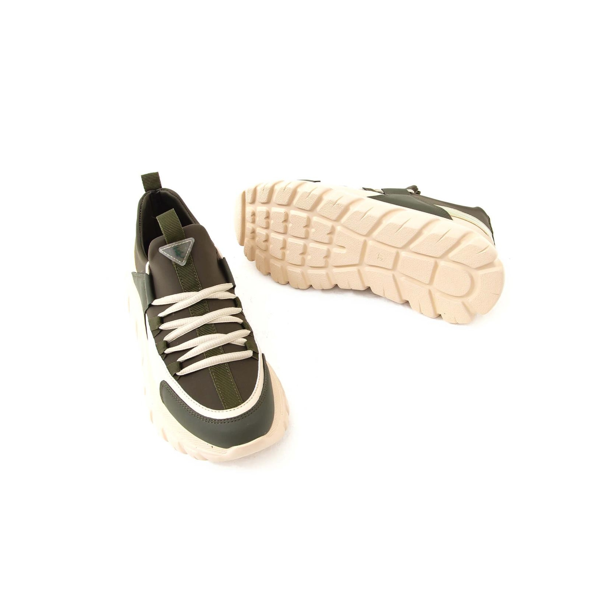 Tamer Tanca Kadın Vegan Haki Sneakers & Spor Ayakkabı