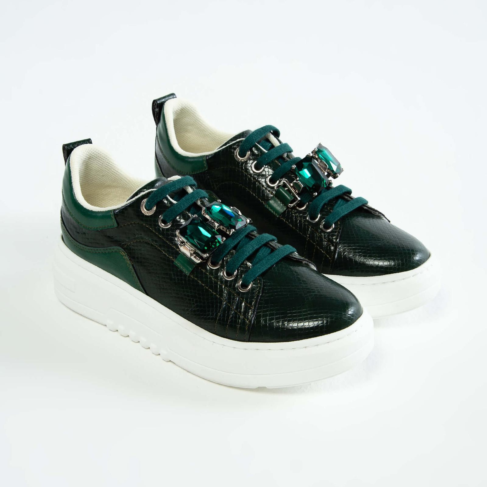 Tamer Tanca Kadın Vegan Yeşil Sneakers & Spor Ayakkabı