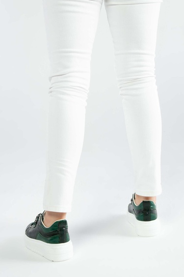  Tamer Tanca Kadın Vegan Yeşil Sneakers & Spor Ayakkabı