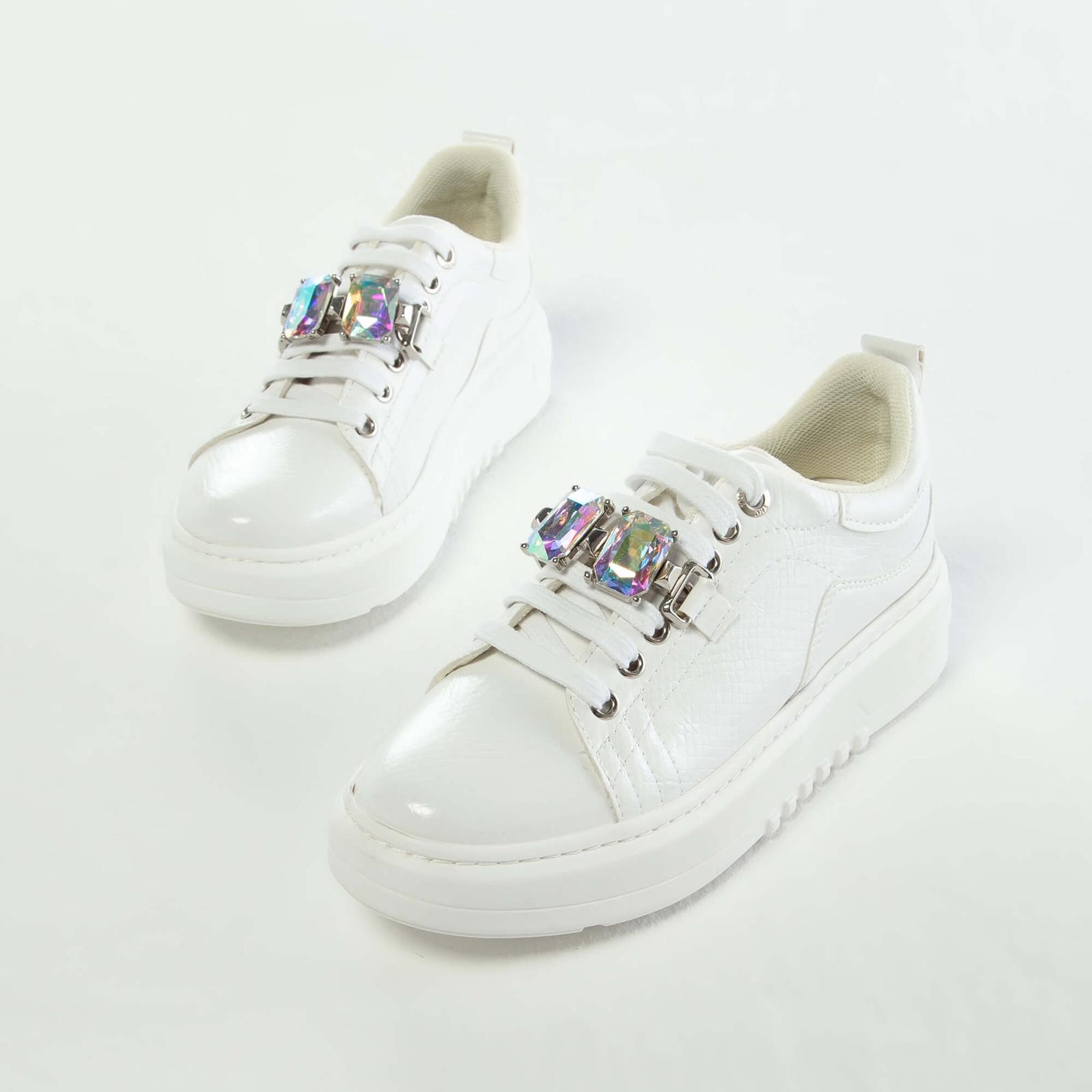 Tamer Tanca Kadın Vegan Beyaz Sneakers & Spor Ayakkabı