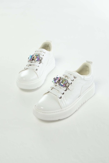  Tamer Tanca Kadın Vegan Beyaz Sneakers & Spor Ayakkabı