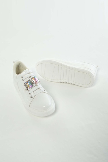  Tamer Tanca Kadın Vegan Beyaz Sneakers & Spor Ayakkabı