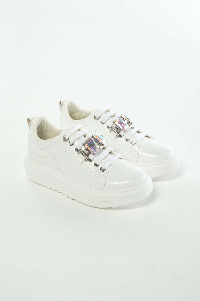  Tamer Tanca Kadın Vegan Beyaz Sneakers & Spor Ayakkabı